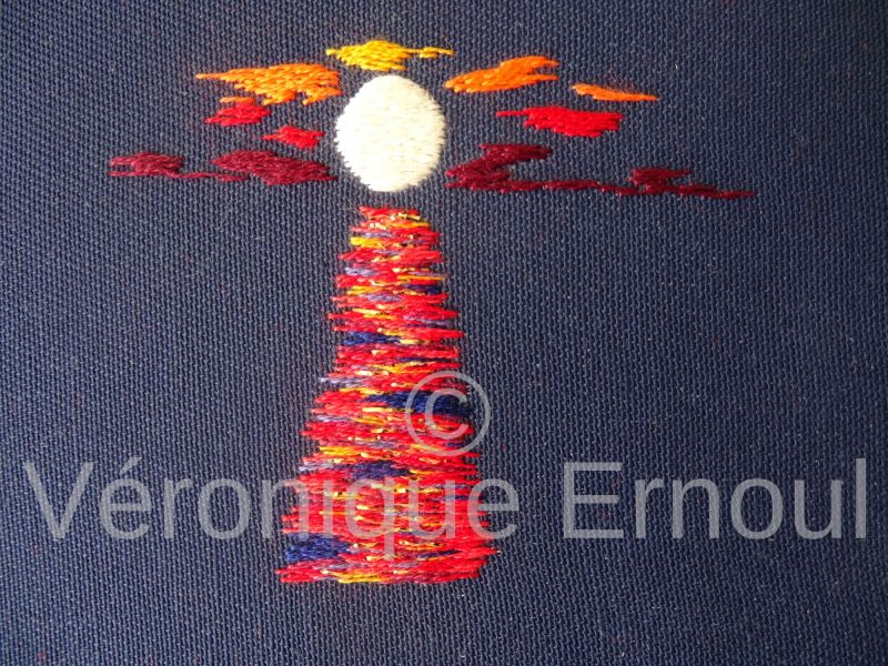 Coucher de soleil sur la mer